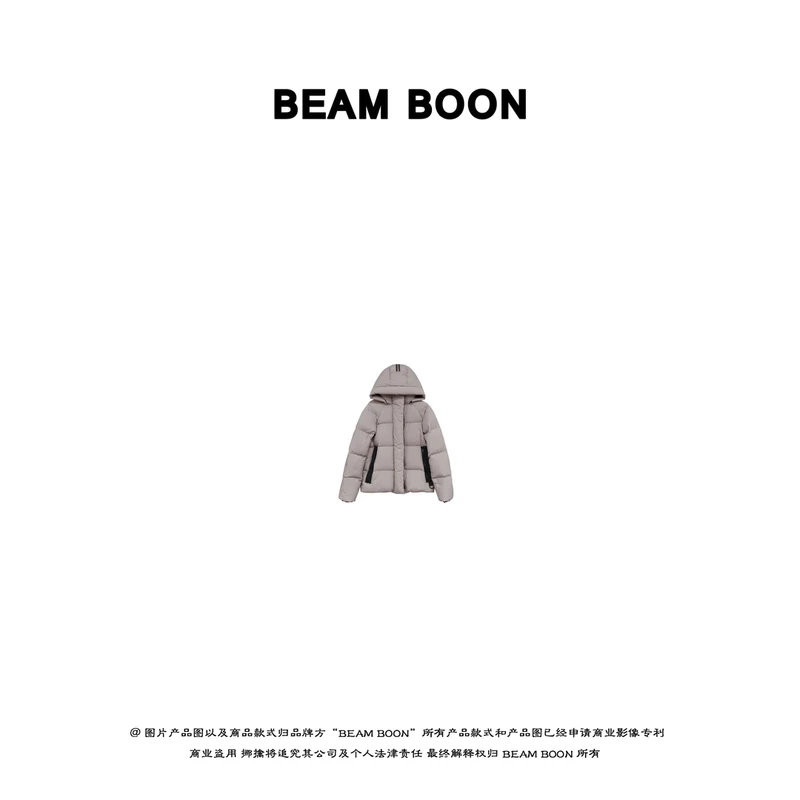Beam Boon | 女士派克鹅绒服 蓬松厚实90%鹅绒连帽羽绒服