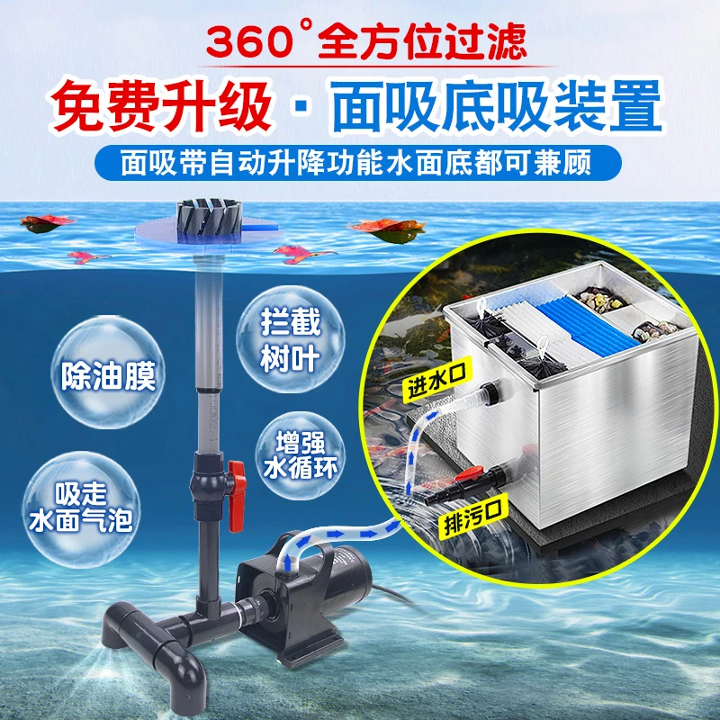 外置鱼池养鱼循环水系统净化过滤器庭院过滤鱼池过滤器水循环系统
