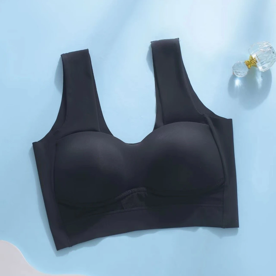 【李佳丽自产】1338#夏天薄款美背无痕无钢圈小胸聚拢新款女士内衣