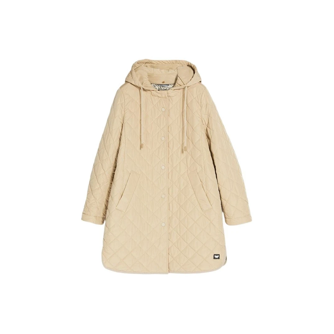 全新未使用 MaxMara 小花6娜TP027280女装连帽外套卡其色