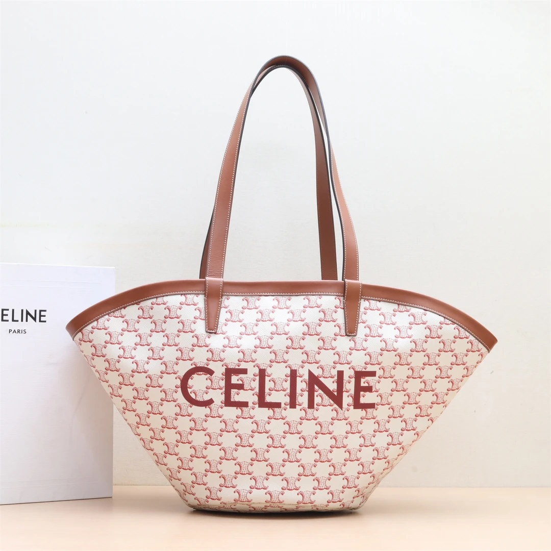 99新 Celine/思琳 小花6娜P234245370中号凯旋门包 手提包