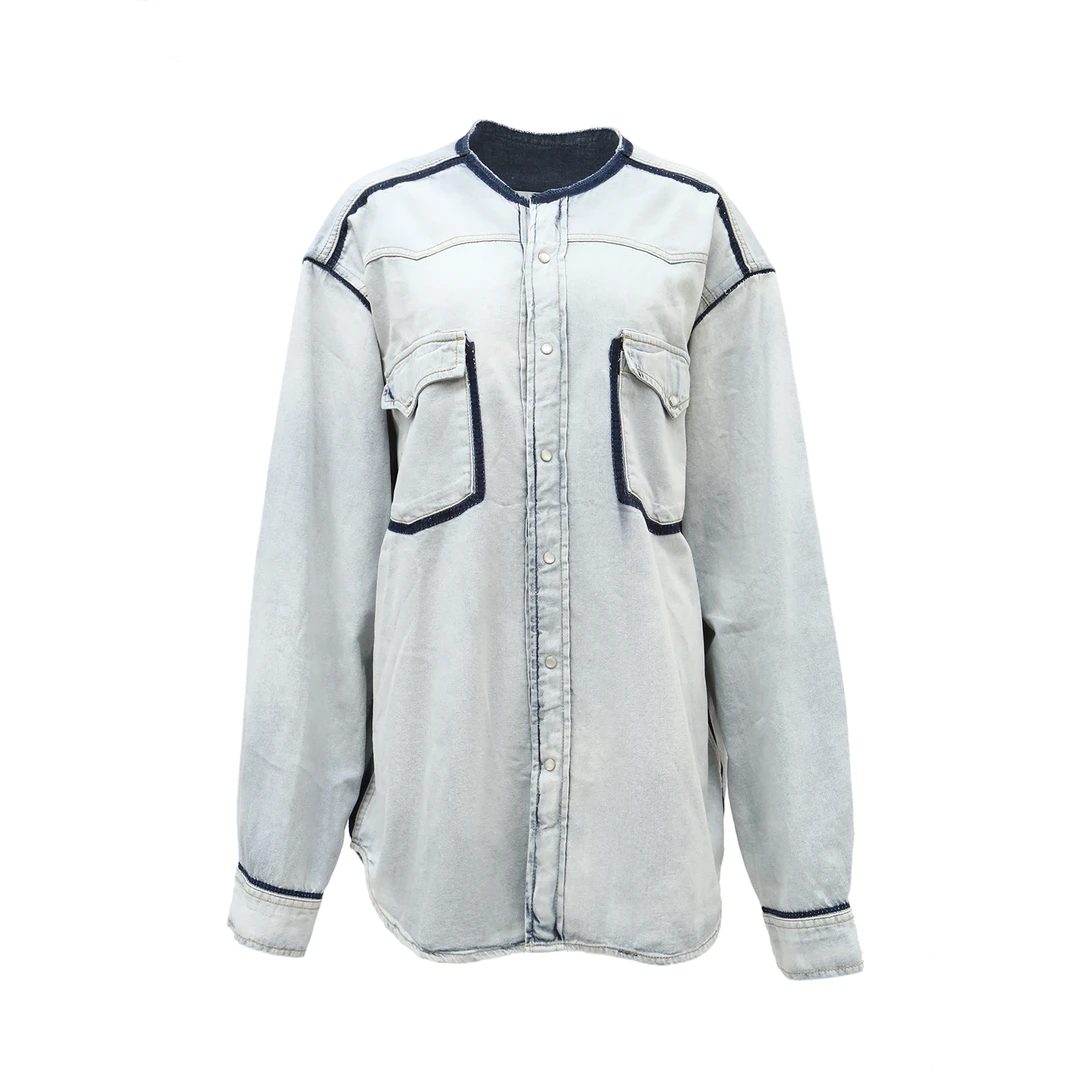 全新未使用 Maison Margiela/梅森马吉拉 小花6娜TP028793袖衬衫