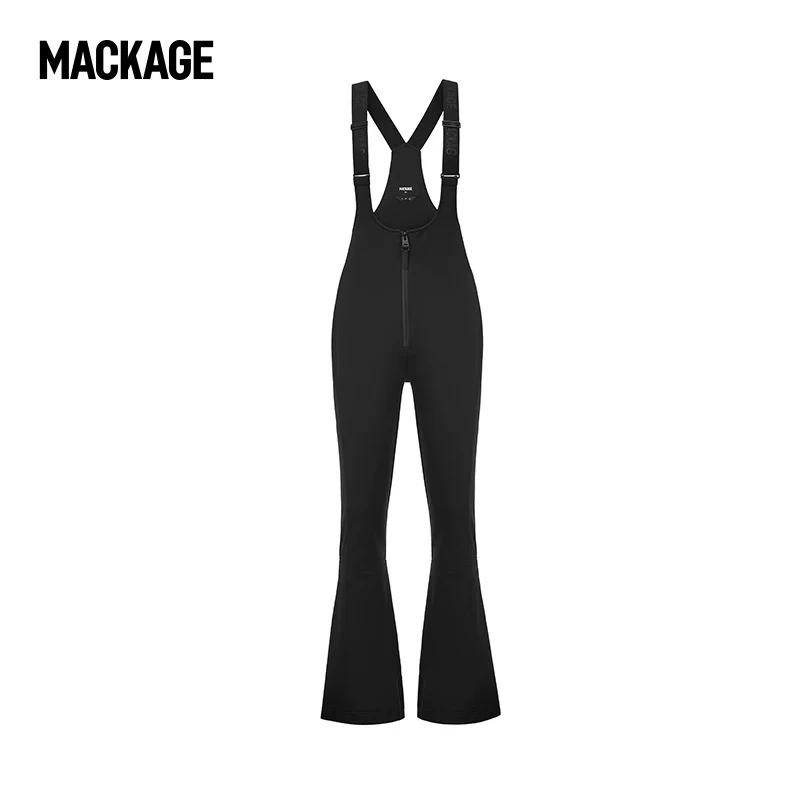 99新  小花6娜 MACKAGE 连体背带裤gia 黑色