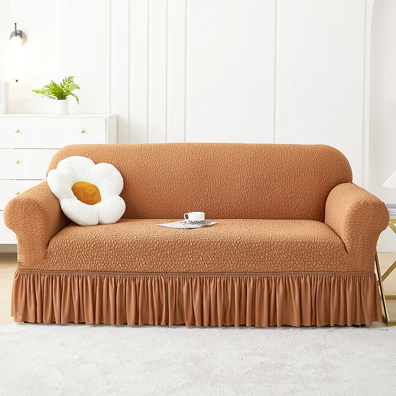 加厚纯色沙发套罩全包万能弹力四季通用简约耐磨防猫抓防滑沙发垫
