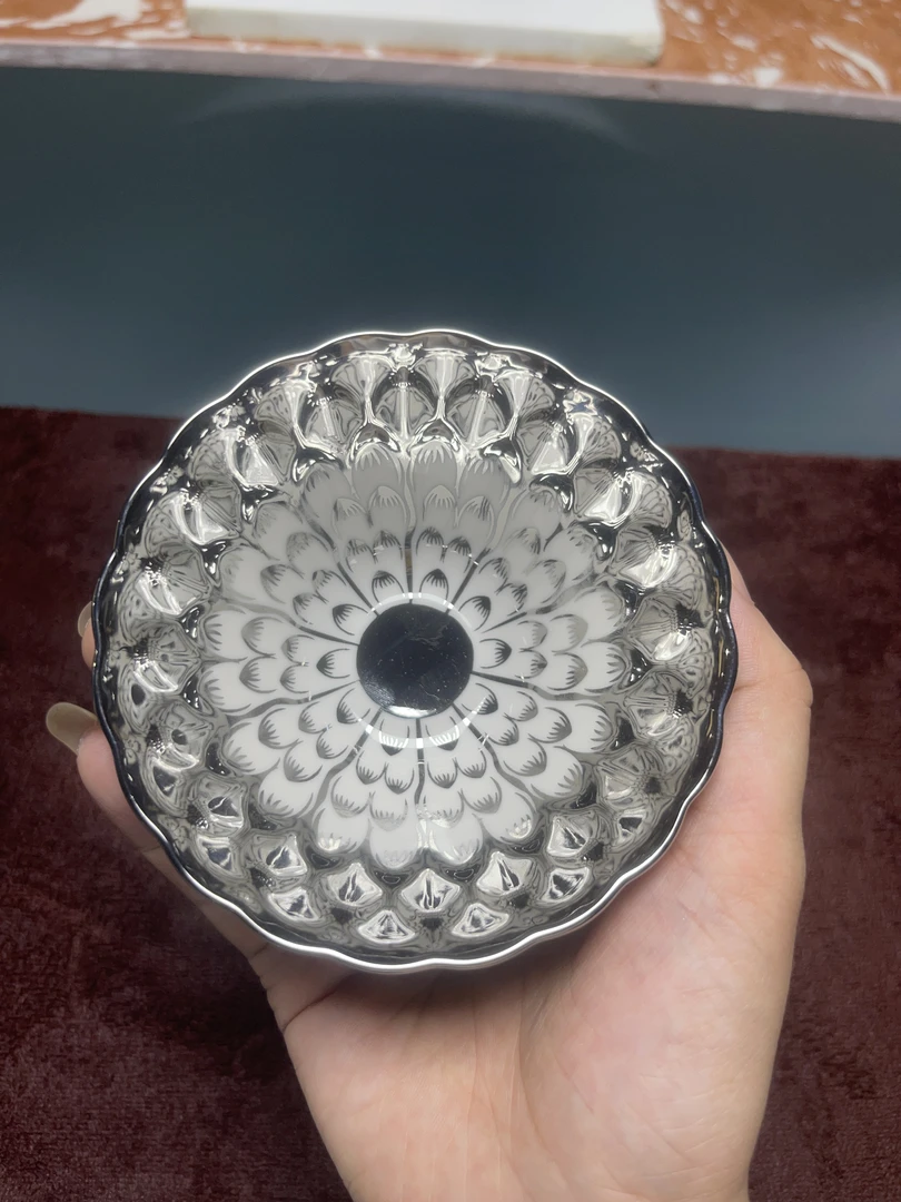 【闪购商品】。荷花冰清玉洁陶瓷水杯品茗茶具茶器茶杯主人杯家用