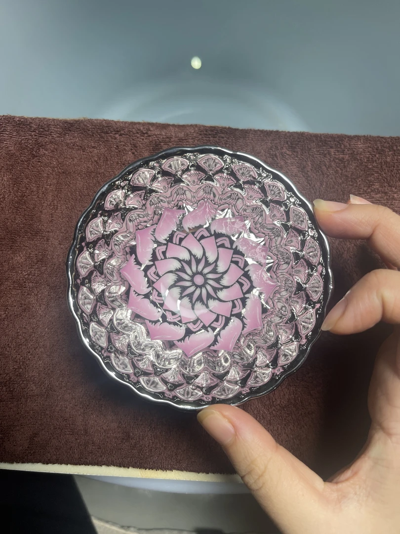 【闪购商品】粉色妖姬葵口茶具