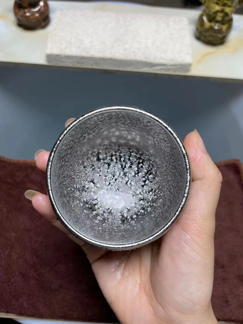 【闪购商品】，银色传说罗汉禅定陶瓷水杯品茗茶具茶器茶杯主人杯