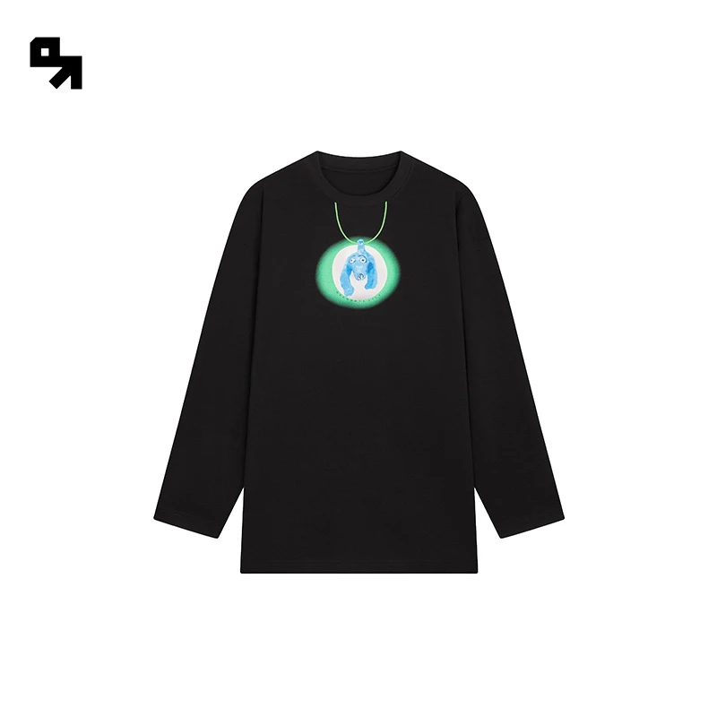 针织长袖T舒适户外休闲印花圆领春夏季117222101268