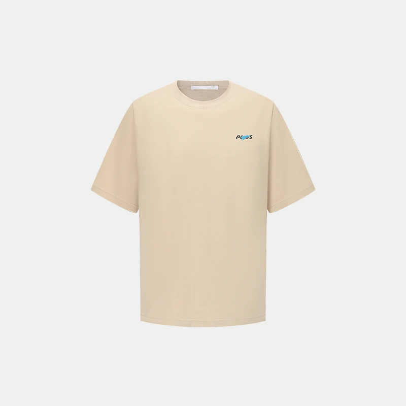 森家宽松休闲短袖T恤透气简约圆领夏季117223100258