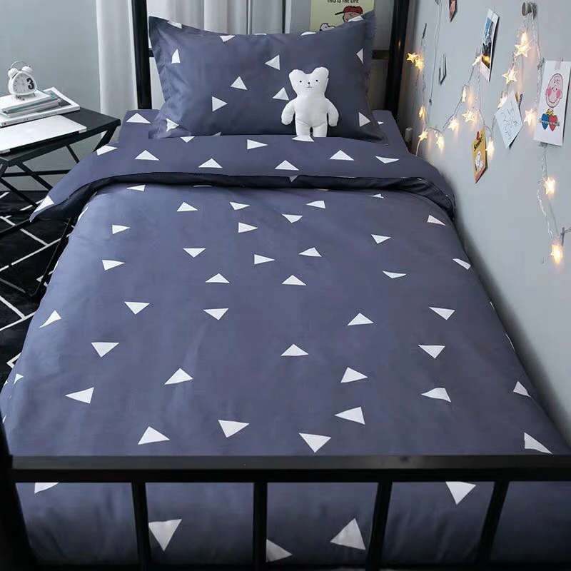 【被套+枕套+床单】学生宿舍被罩寝室架子床上下铺单人床三件套防尘