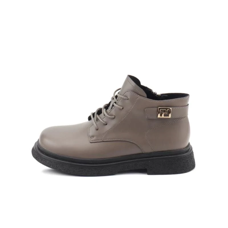 2024年新款百搭骑士休闲时尚复古英伦风靴6916