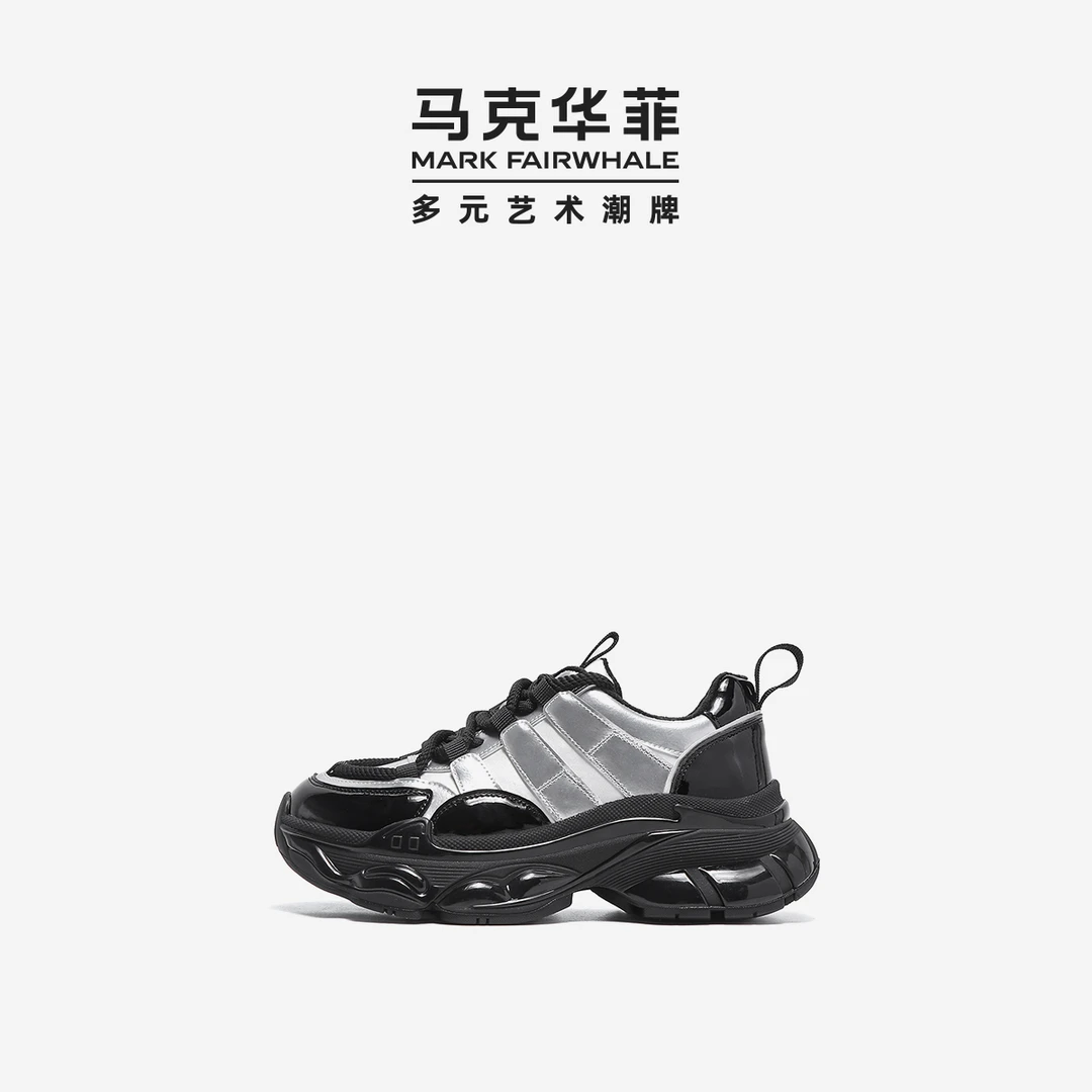 【冬裘寻阳】马克华菲女鞋阿甘鞋系带复古跑鞋潮流经典厚底低帮