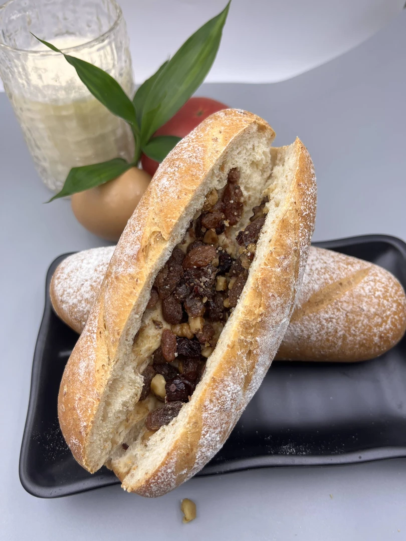 欧客家无蔗糖全麦坚果面包90克/个，惊爆价：6个仅需29.9米食用麸质