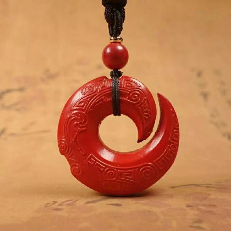 非金属珐琅吊坠 红色男女款本命年手工时尚气质项链吊坠