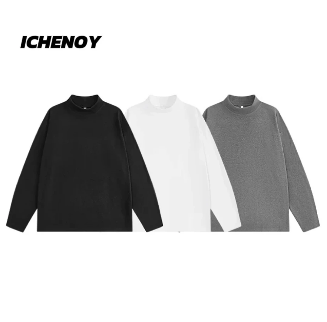 420克重磅冬季保暖德绒加绒加厚男女百搭打底长袖