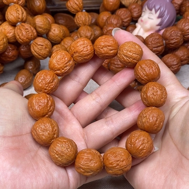 【闪购商品】文玩核桃手串麦穗纹小串