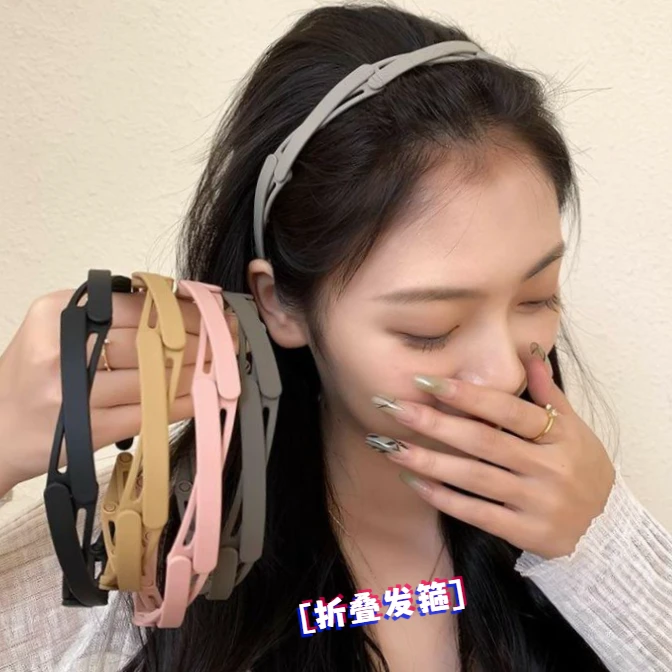 全新升级款可伸缩发箍夏天隐形发窟折叠外出发带发卡压发洗脸头箍