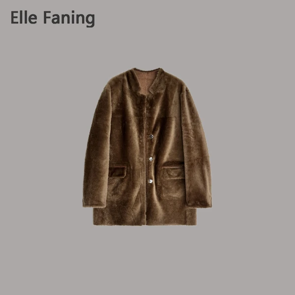 芒果优选-梨花梦故里毛茸茸绵羊皮外套