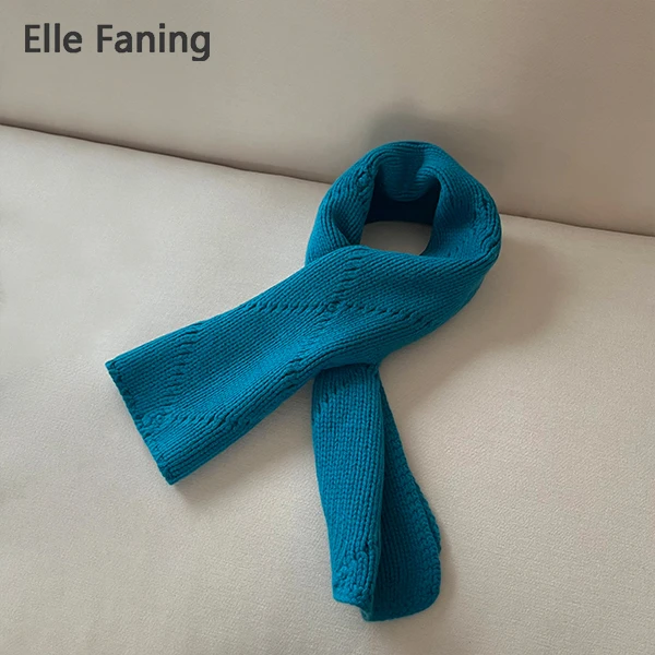 芒果优选-氛围感舒适羊毛针织围巾