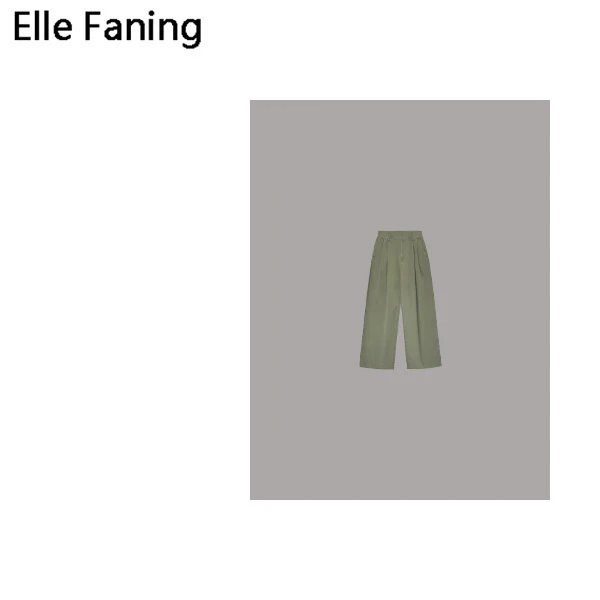 芒果优选-随性腔调高腰显瘦休闲裤