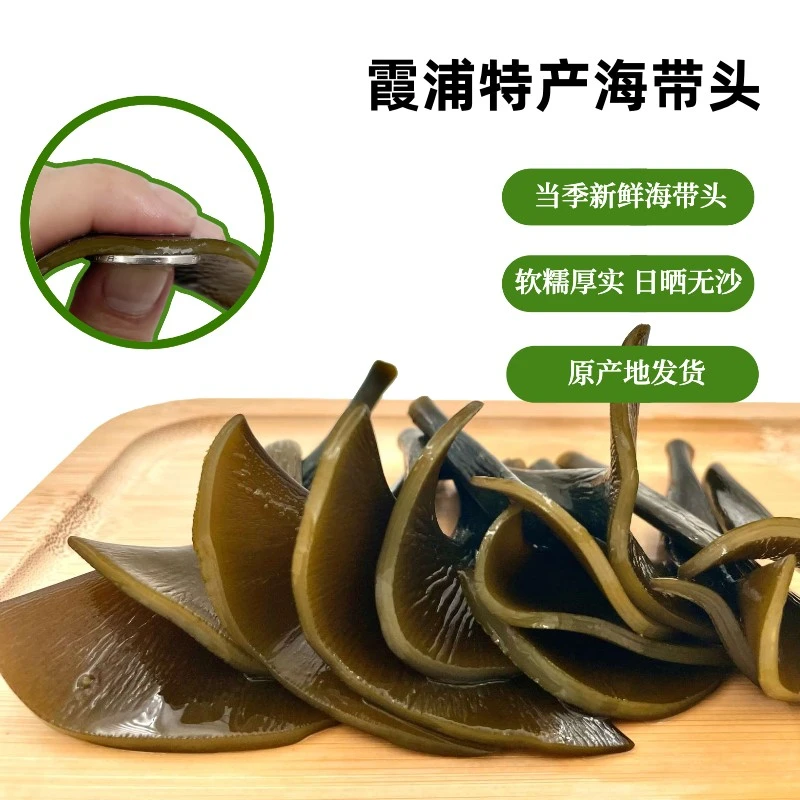 当季新货霞浦海带头干货软糯厚实日晒无沙海带根凉拌煲汤营养100g