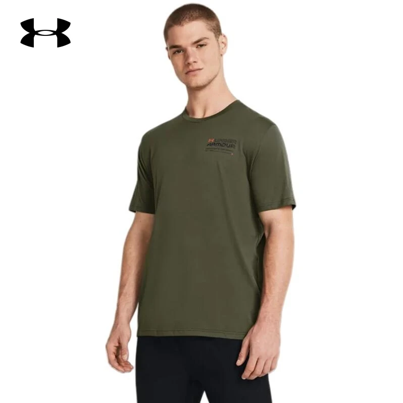 UA/安德玛 短袖男士2024春夏透气半袖圆领运动上衣T恤 1382906
