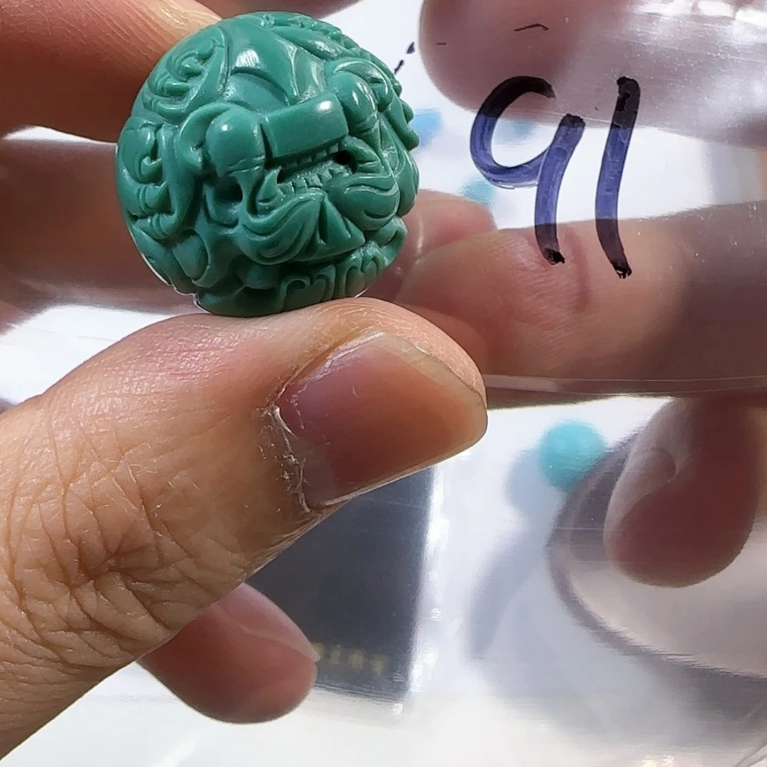 绿松石随机一个未镶嵌
