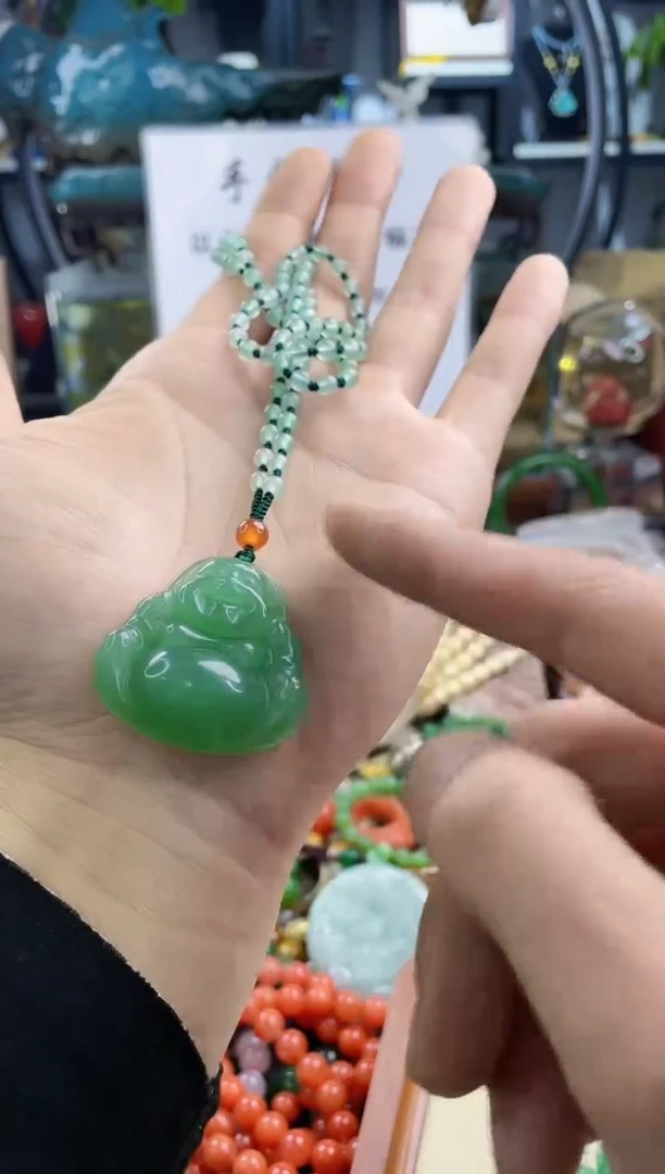 【闪购商品】东陵石颈饰未镶嵌小佛公