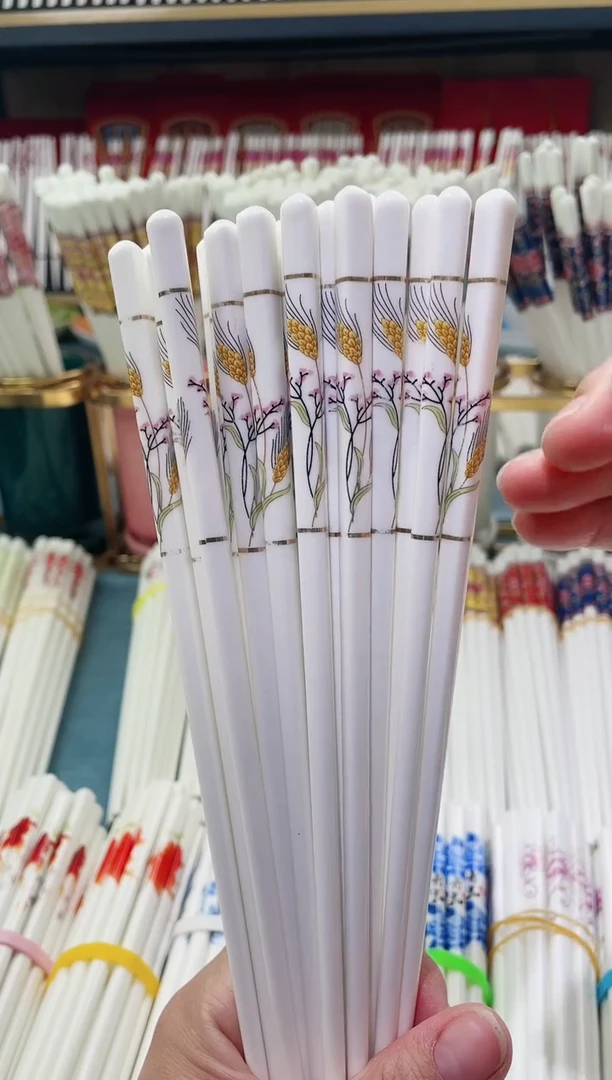 【闪购商品】瓷片【10双麦穗筷子】