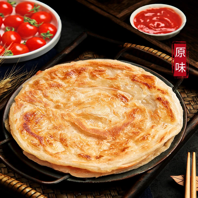 麦香饼纯净手抓饼80gx20片装纯素食品不含五辛素食手抓饼