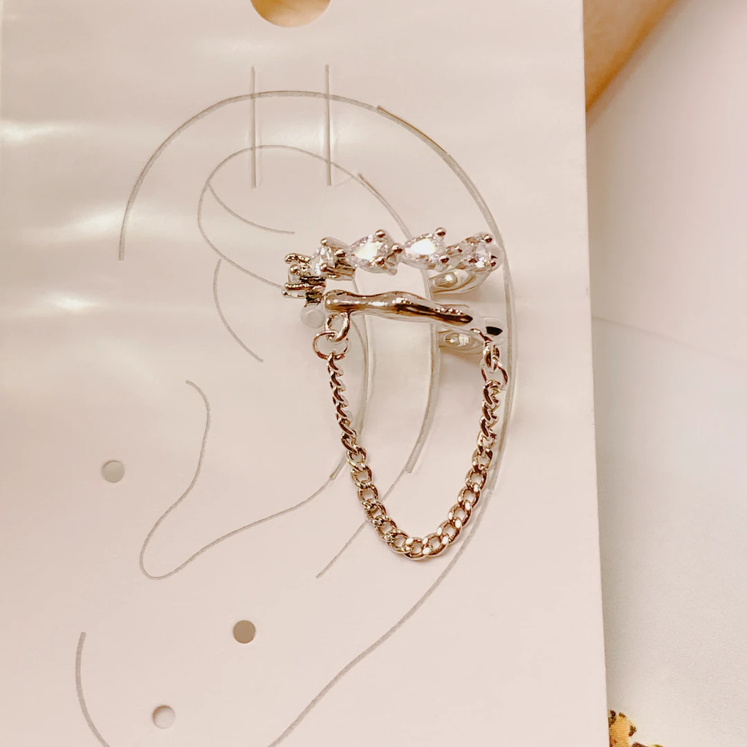 铜合金耳饰 气质轻奢时尚耳骨夹