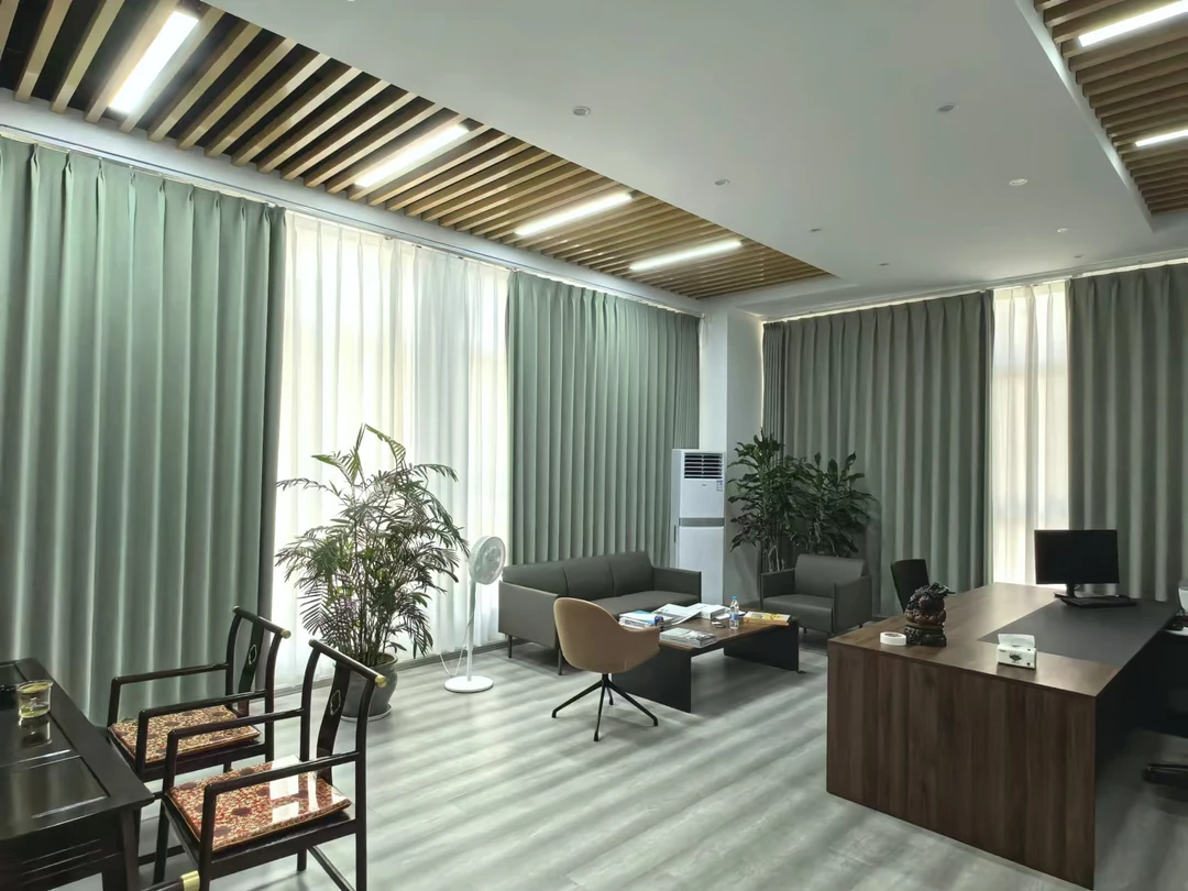 缔美色织金丝高精密现代轻奢意式新中式客厅窗帘