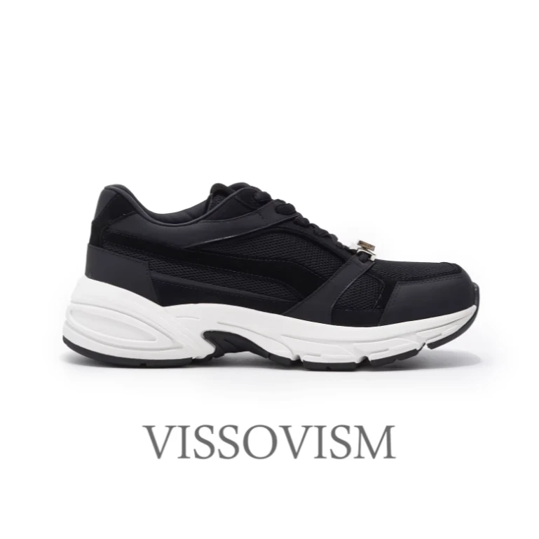 Vissovism 方头拼色老爹鞋四季复古休闲鞋 C86801