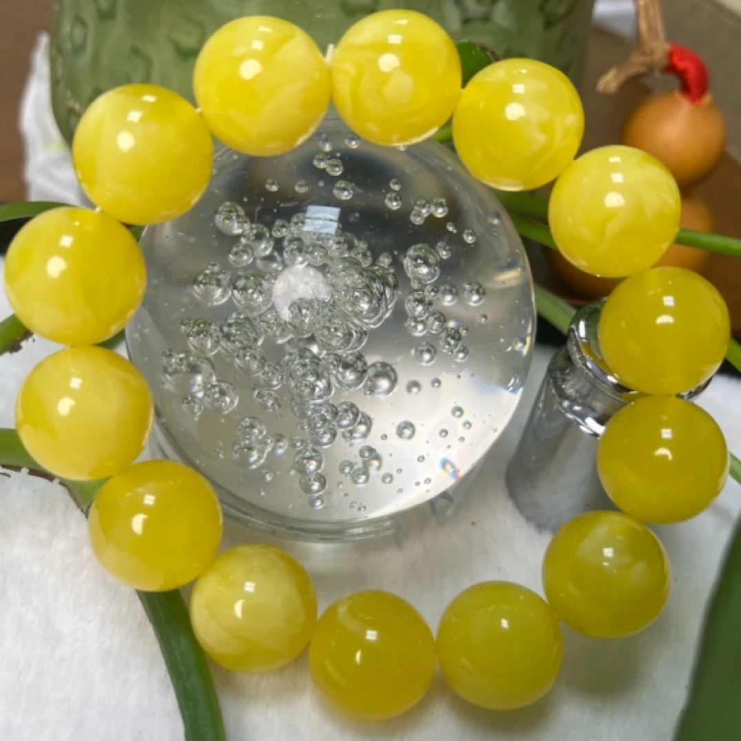 W009  藏族精工打磨16mm圆珠手串无优化