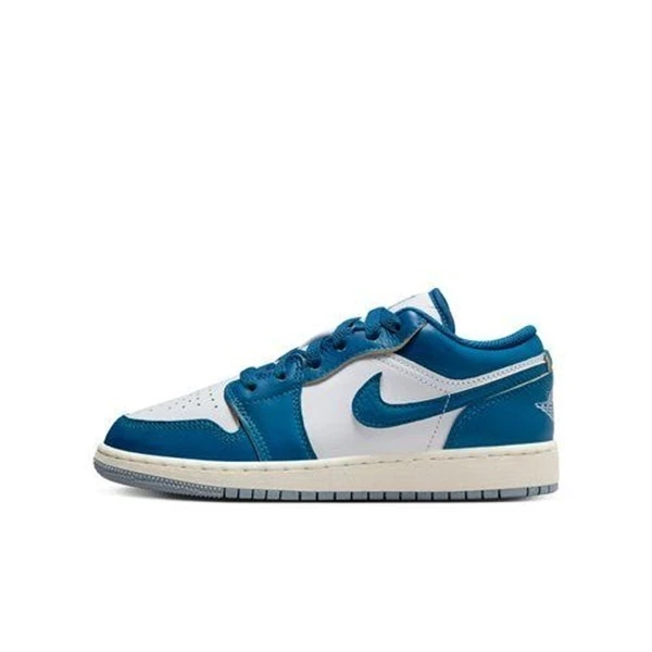 Nike耐克经典AJ1 LOW SE (GS) 女鞋海军蓝休闲板鞋FN9137-141