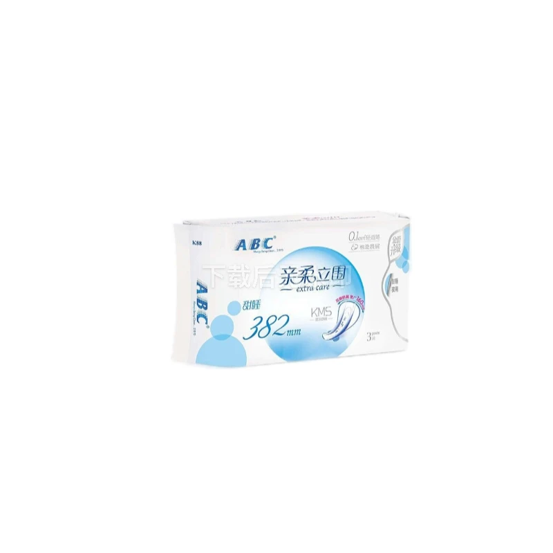 ABC亲柔立围甜睡超级薄夜用卫生巾3片382mm（编号224）