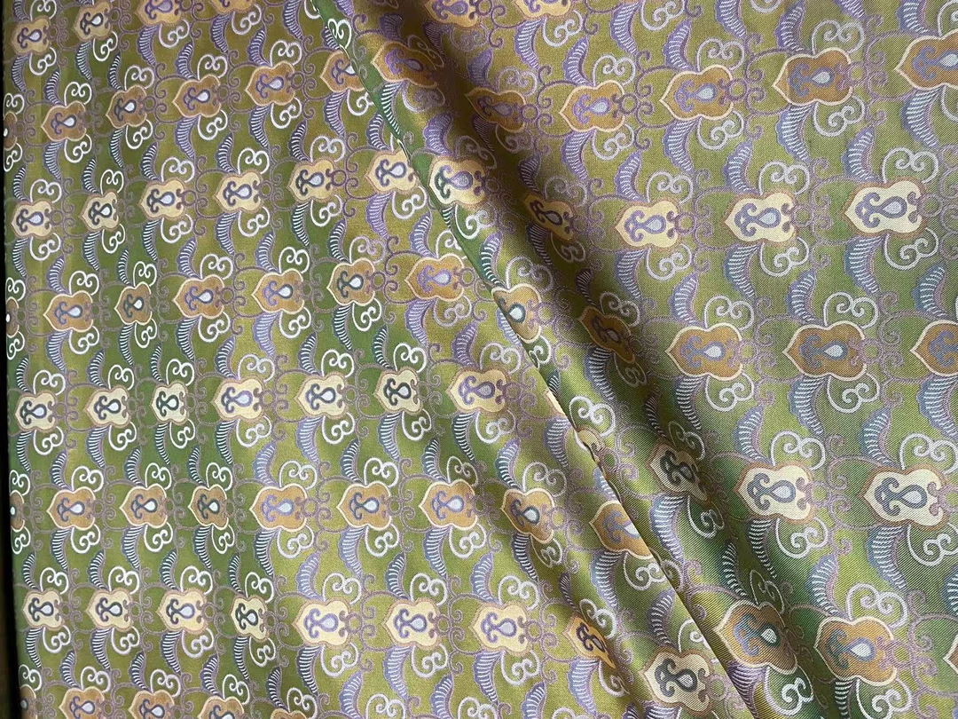 张和才四川古蜀锦  大福满长春 140门幅  不支持七天无理由