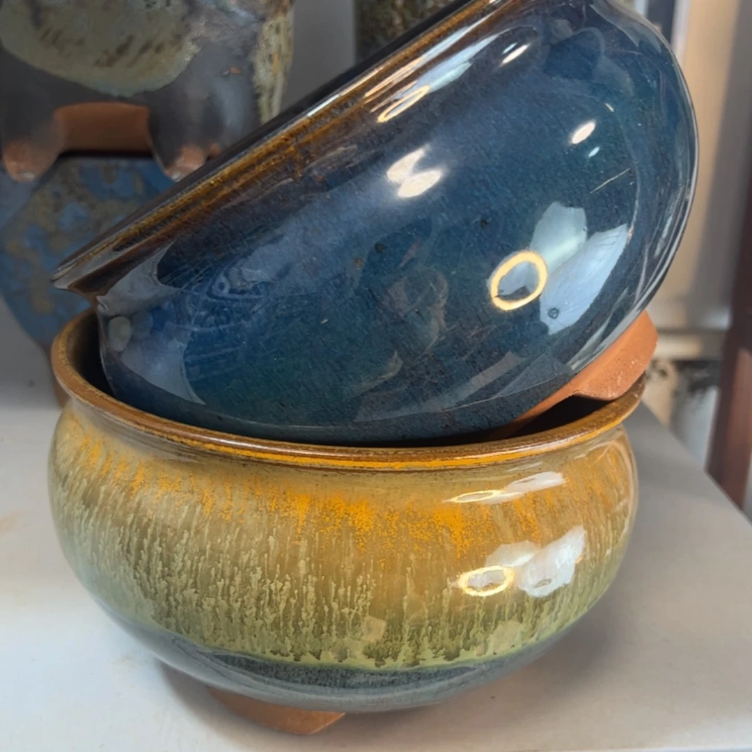 【闪购商品】紫砂花盆口19.高12