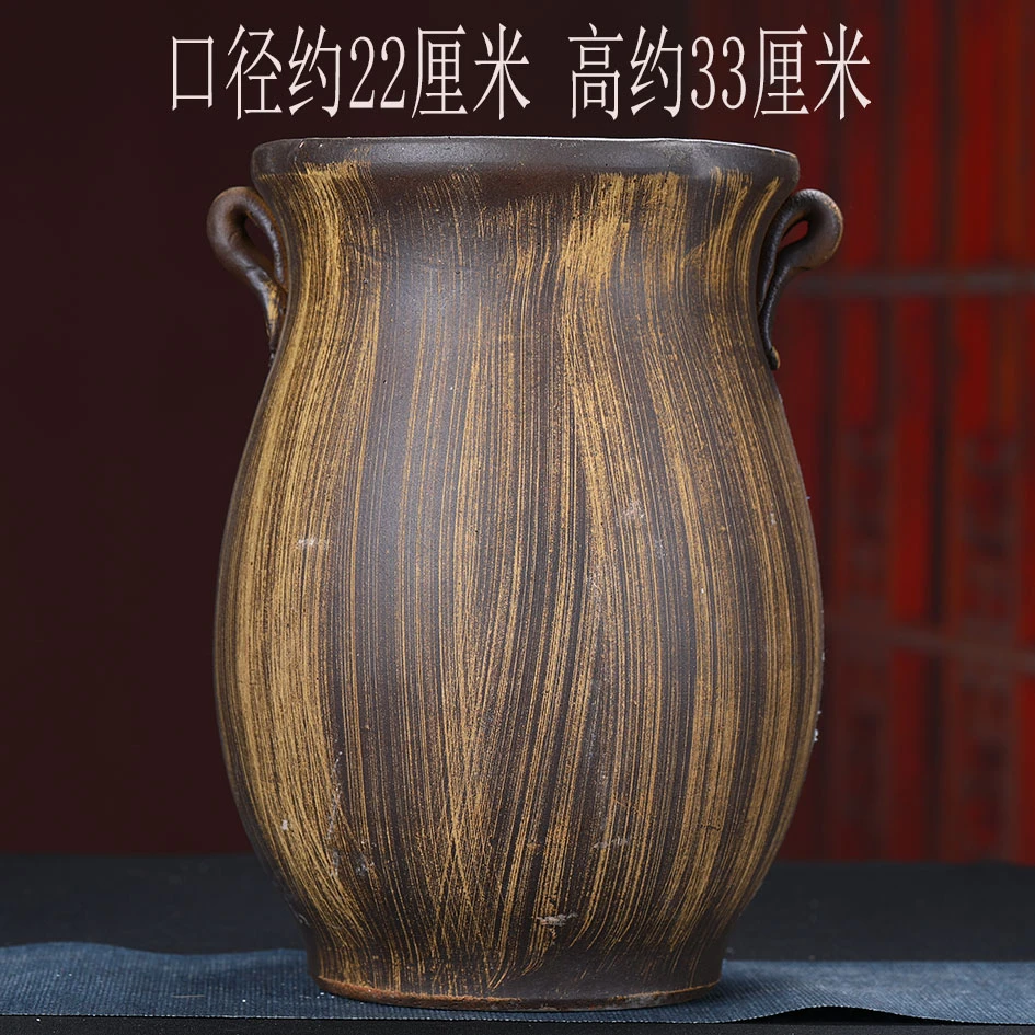 粗陶多肉花盆特价大小口径紫砂简约多肉绿植植物老桩法师花盆清仓