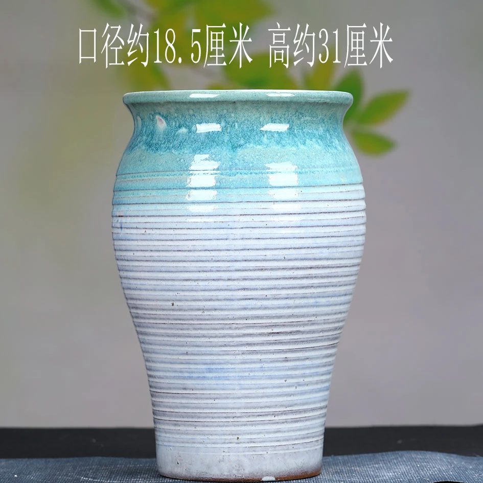 粗陶花盆特价大小口径陶瓷紫砂简约多肉绿植植物老桩法师花盆清仓