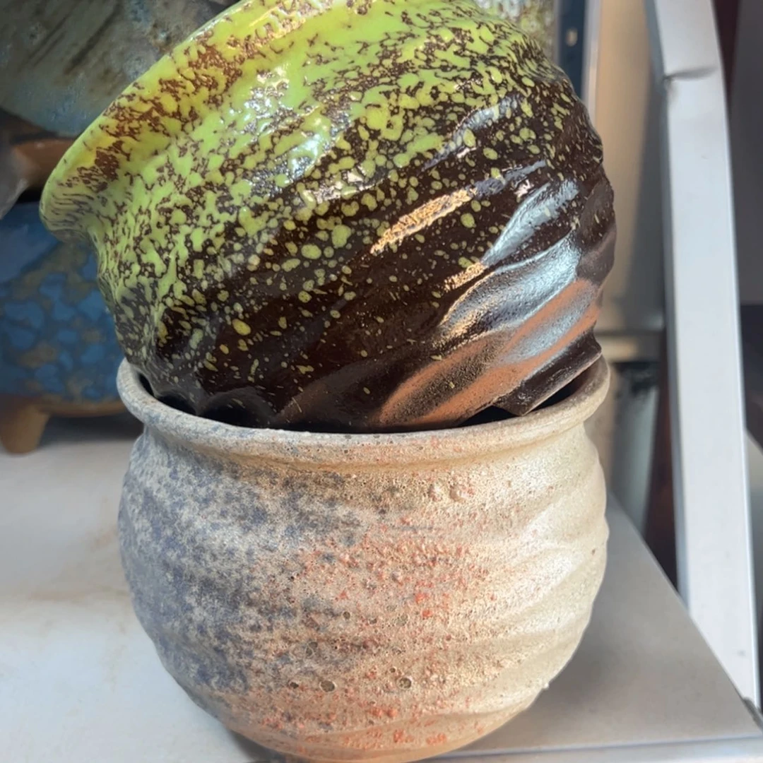 【闪购商品】紫砂花盆口15.5高13