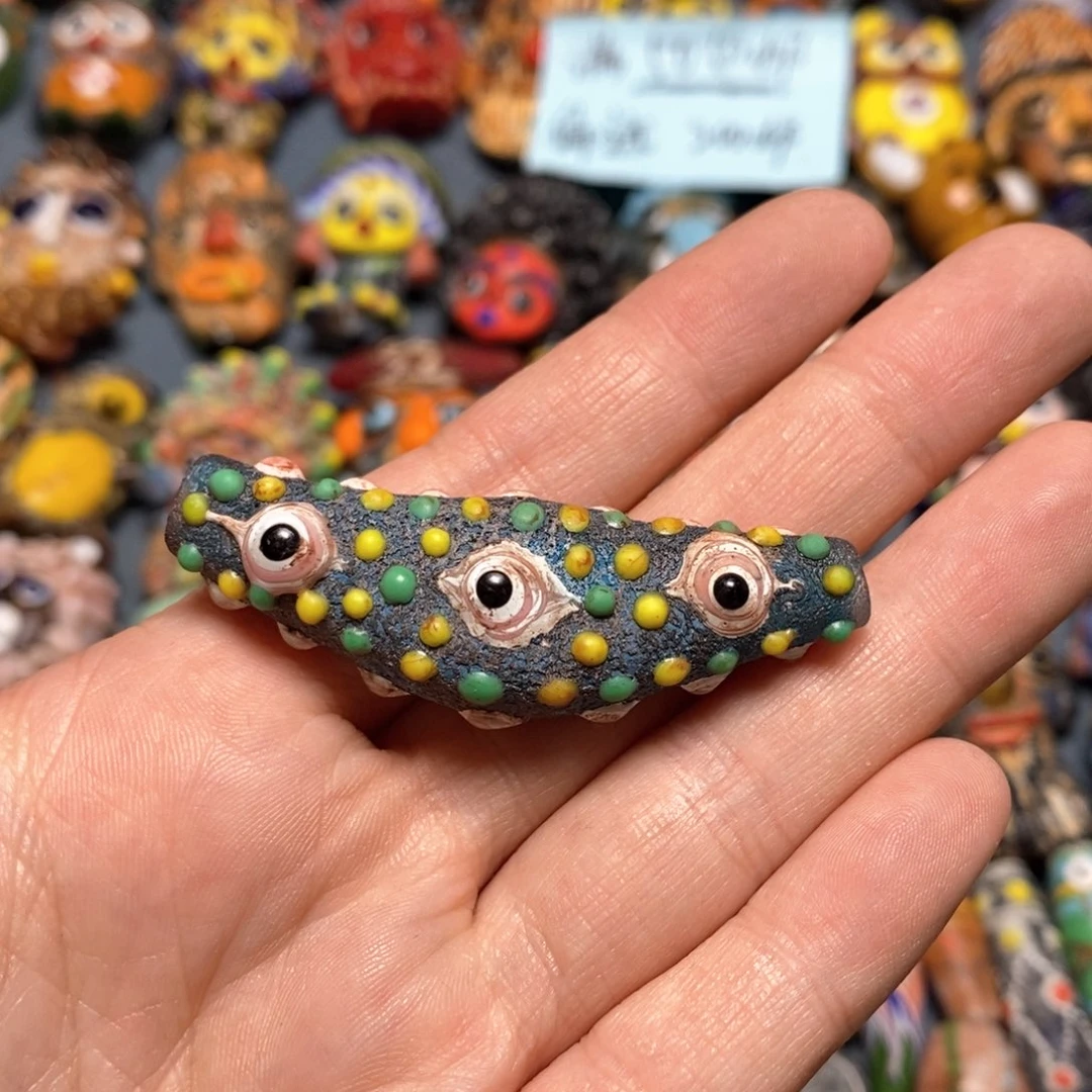 琉璃DIY印度尼西亚三眼老琉璃
