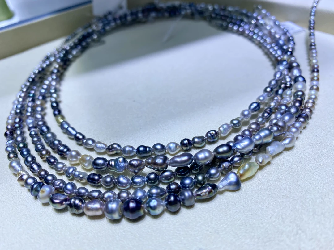 大溪地Keshi凯西串链 2.5-3mm 多样性发一