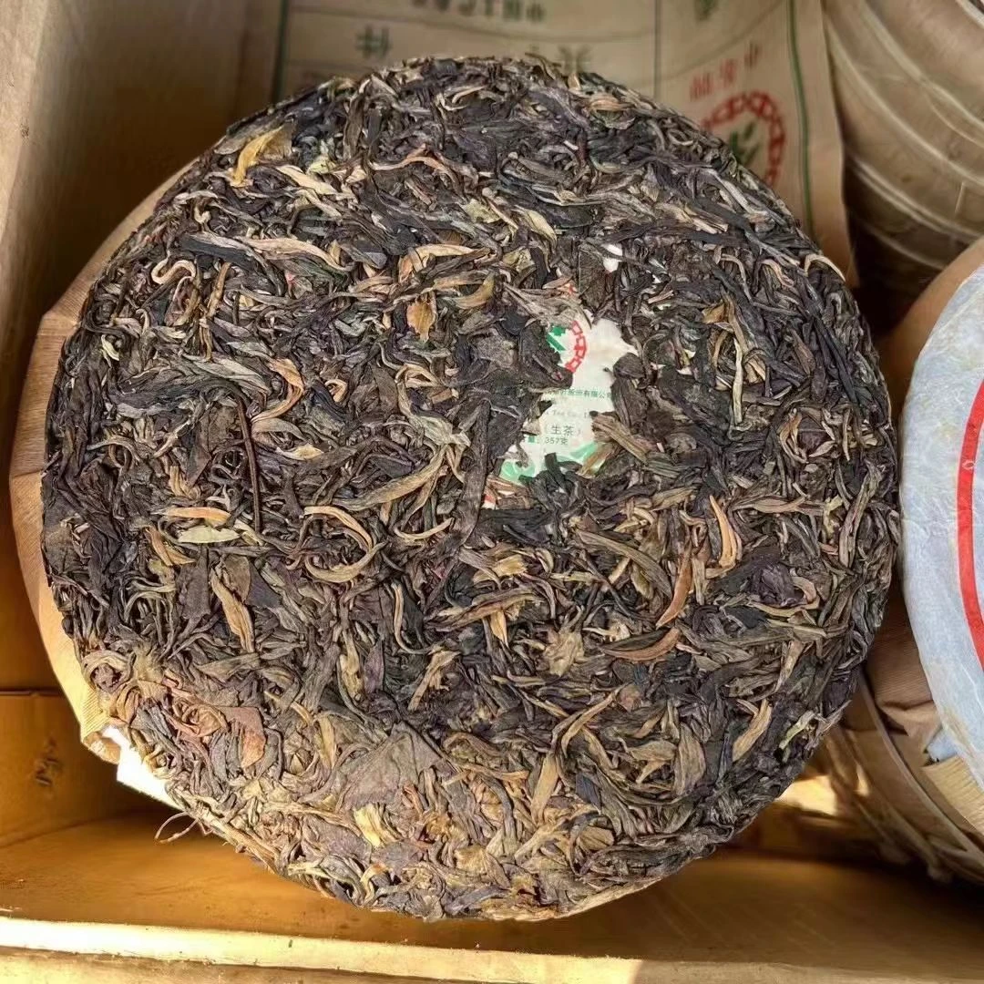 2007年ZC景迈山普洱生茶357g/饼 茶叶老茶香气高扬回甘好