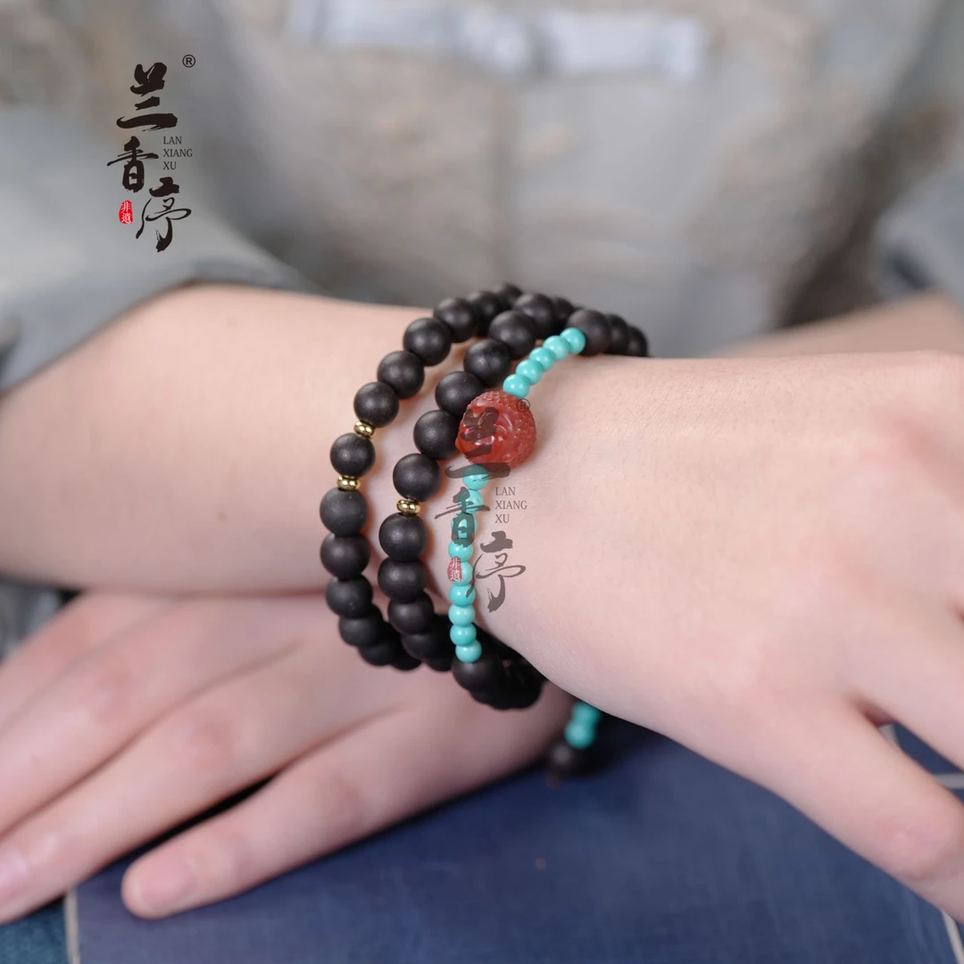 兰香序【设计款：视子如蛟】合香珠女性国风非遗天然手串手工