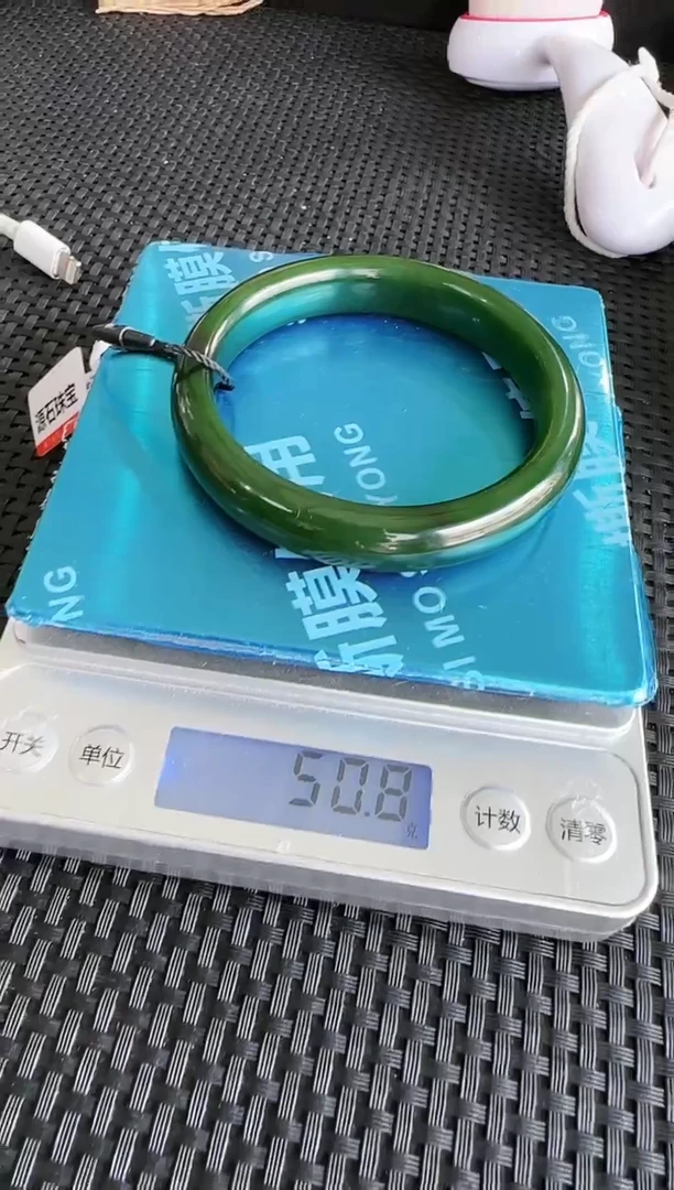 【闪购商品】和田玉（碧玉）手镯未镶嵌约57mm圈口