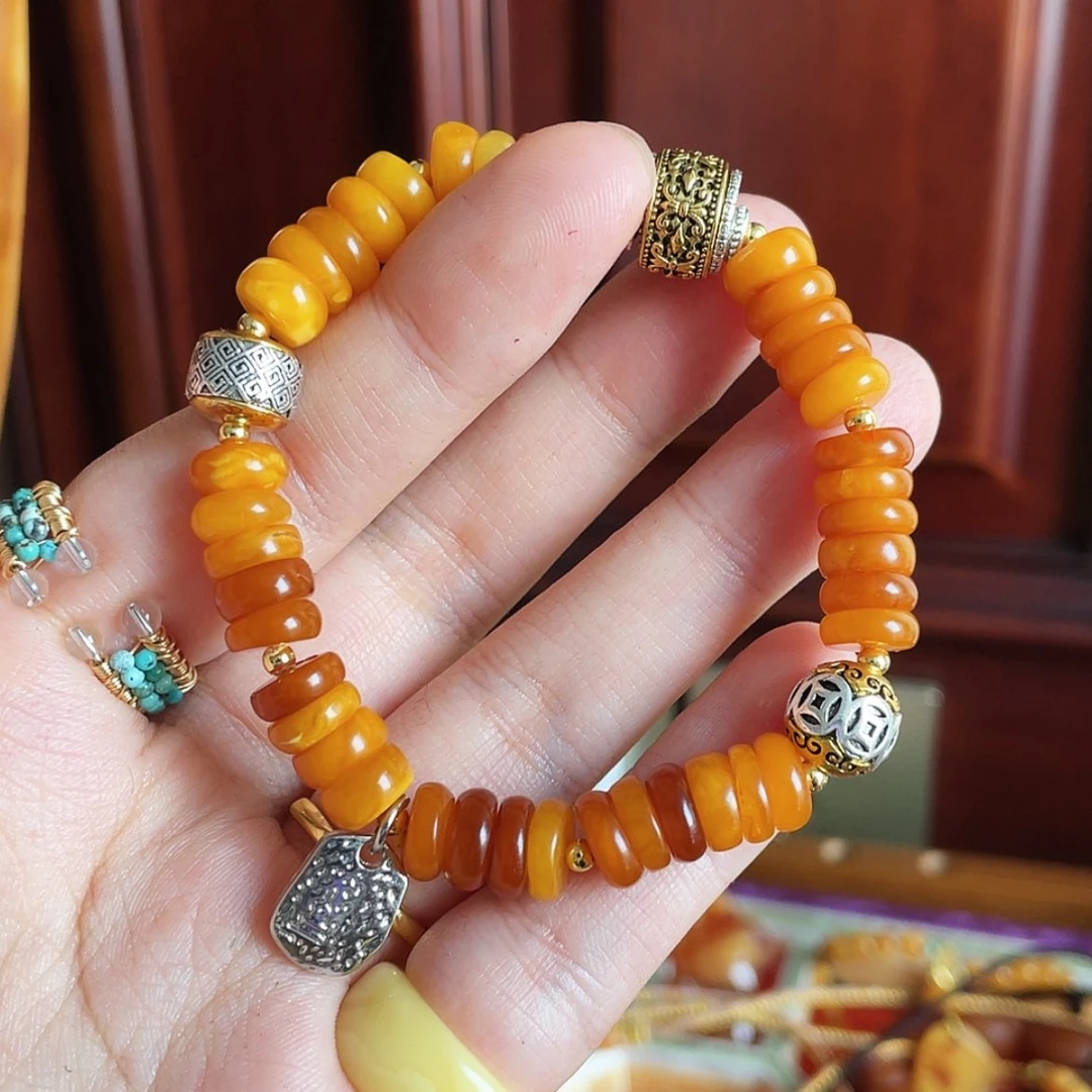 【闪购商品】蜜蜡手链未镶嵌