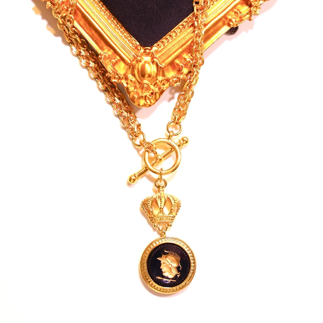 铜合金项链 阿烁中古BA项链 as7663