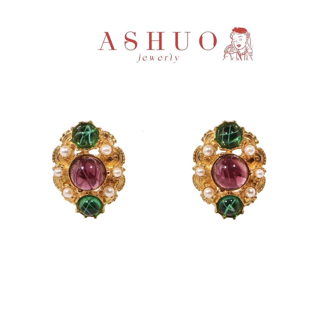 铜合金耳饰 阿烁中古BA as9562