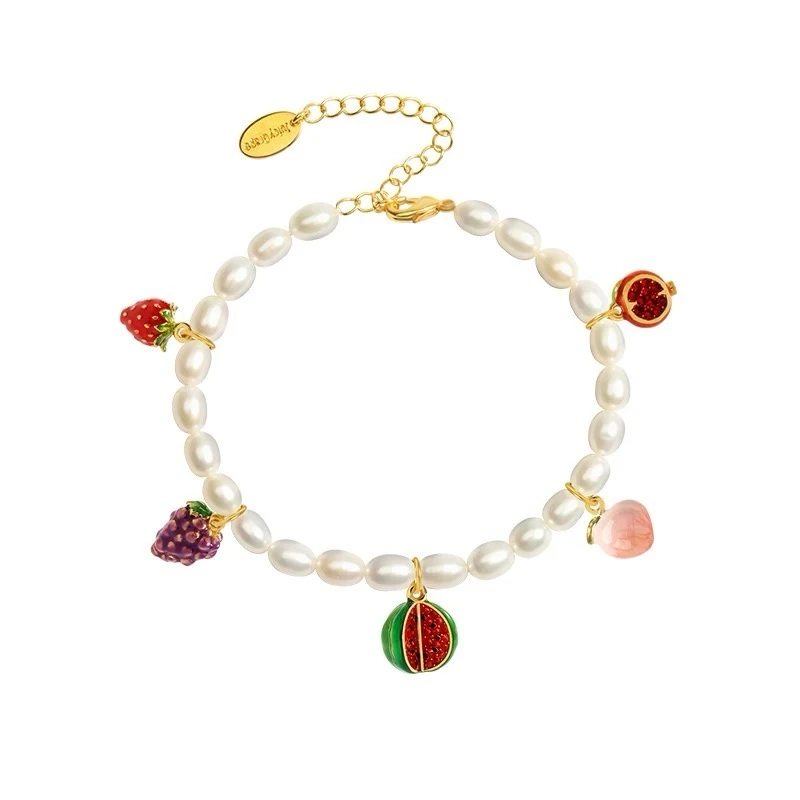 铜合金玻璃手链 阿烁中古手链as8176